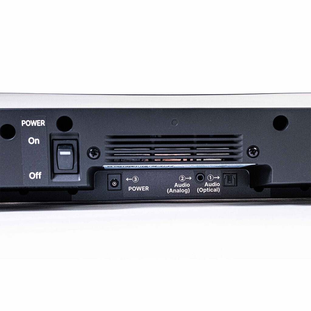 Mirai Speaker back of device